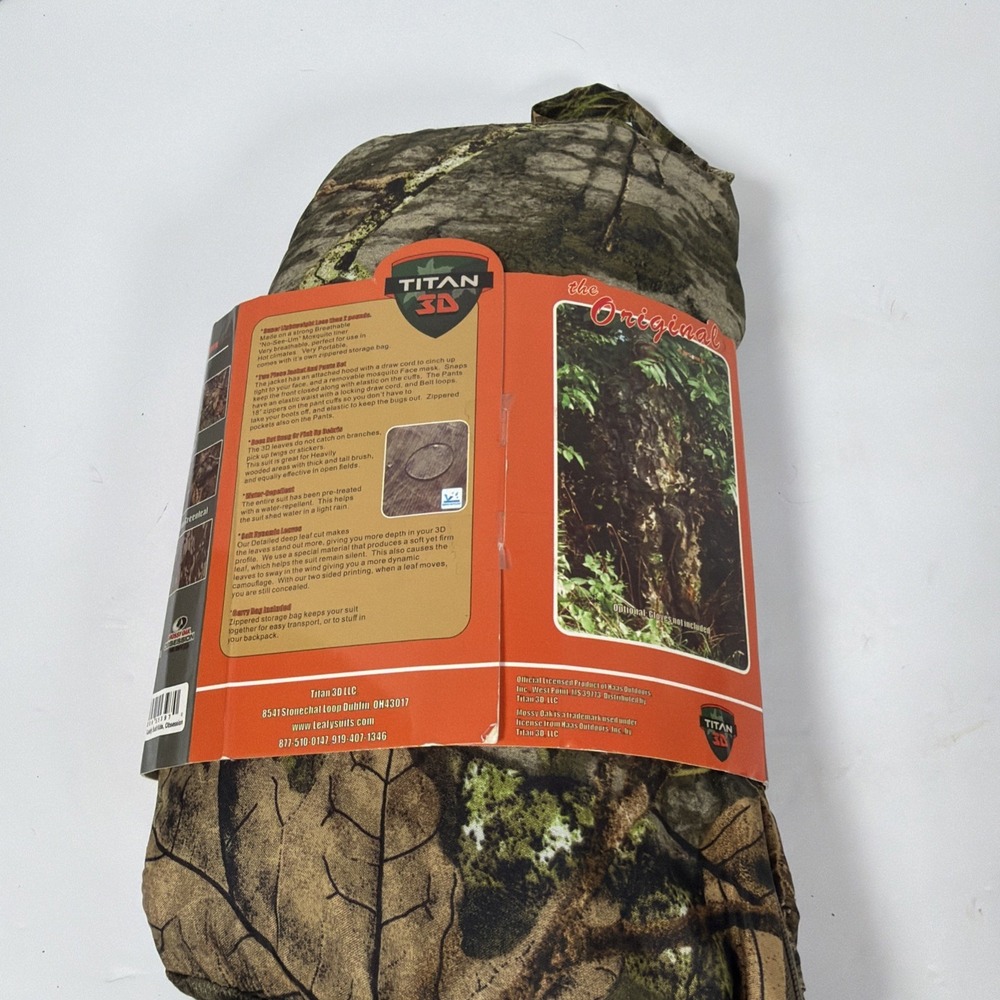 TITAN 3D Mossy Oak Obsession NWTF Leafy Suit (MO-OB80-LS) Youth Size - Picture 3 of 5